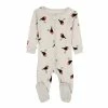 Toddler Unisex Leveret Bird Print Footie Pajamas