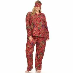 Pajamas Plus Size White Mark 3pc. Red Leopard Pajama Set 8 Pajamas Plus Size White Mark 3pc. Red Leopard Pajama Set -Nautica Sales Store 00c84e1f 9a49 44a2 8283 c3779958e269