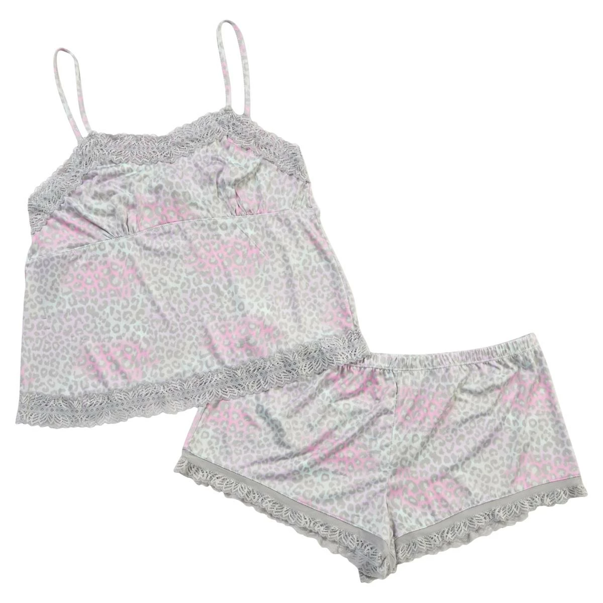 Pajamas Womens Jessica Simpson Leopard W/Lace Trim Cami Set 3 Pajamas Womens Jessica Simpson Leopard W/Lace Trim Cami Set