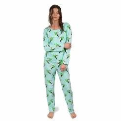 Pajamas Womens Leveret Toucan Cotton Pajama Set