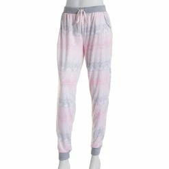 Pajamas Womens Pillow Talk Fair Isle Cozy Jogger Pajama Pants