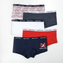 Underwear Womens Nautica 5pk. Boyshort Panties-NT4463-5PKCW