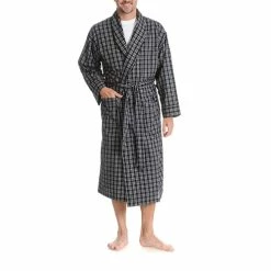Pajamas Mens Hanes® Ultimate® Plaid Woven Robe -Nautica Sales Store 0a9af4b2 24a1 486a 9d7c a9b2981033d2