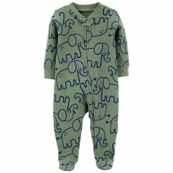 Pajamas Baby Boy (NB-9M) Carter’s® Elephant Thermal Sleeper