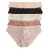 Underwear Womens Danskin 5pk. Lace Tanga Panties DS3229-5PKA
