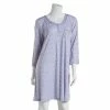 Pajamas Womens Karen Neuburger 3/4 Sleeve Ditsy Henley Nightshirt -Nautica Sales Store 0c469ca3 0872 4455 b3e3 8bdff38d239d