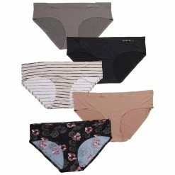 Underwear Womens Vince Camuto Bonded 5pk. Hipster Panties - PVCO72613AEBV