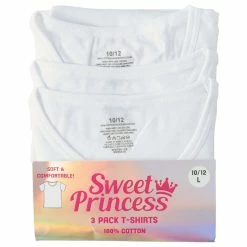 Underwear Girls (7-16) Sweet Princess 3pk. Undershirts