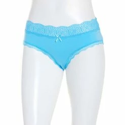 Underwear Juniors René Rofé Waist No Time Hipster Panties -156658-BLUG