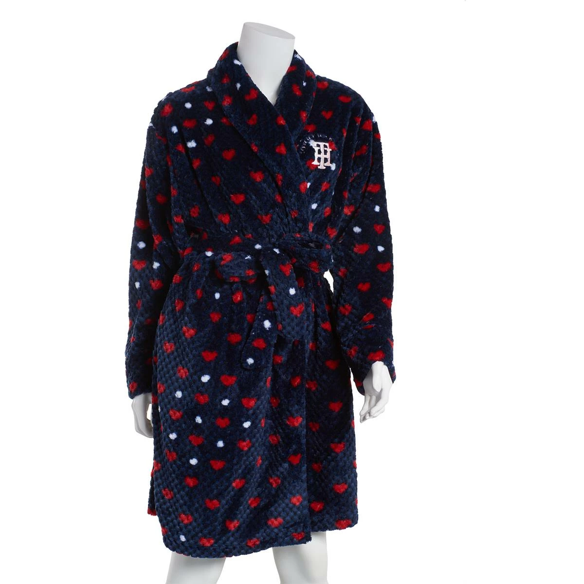 Pajamas Womens Tommy Hilfiger Long Sleeve 38in. Print Dimple Plush Robe 3 Pajamas Womens Tommy Hilfiger Long Sleeve 38in. Print Dimple Plush Robe
