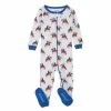 Baby Boy (6-24M) Leveret Knights Print Footie Pajamas