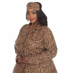Pajamas Plus Size White Mark 3pc. Brown Cheetah Pajama Set -Nautica Sales Store 1647b2c3 4f41 468e b35f 2d52230c6614
