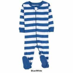 Baby Unisex (NB-24M) Leveret Stripe Footie Pajamas -Nautica Sales Store 17b93881 d8df 42b4 8ad8 bd1d8864160a