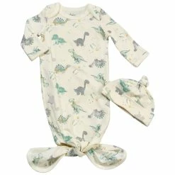 Pajamas Baby Boy Baby Essentials Dino Sleep Sack With Hat