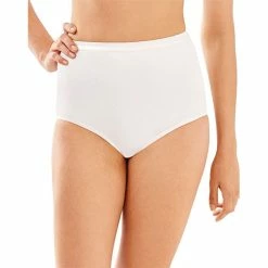Underwear Womens Bali Stretch Cotton Brief Panties - 2324