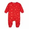 Baby Unisex (3-24M) Leveret Snowflake Footie Fleece Pajamas