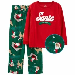 Pajamas Boys Carter’s® 2pc. Santa Squad Fleece Pajama Set