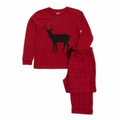 Pajamas Toddler Unisex Leveret Top & Flannel Reindeer Pants Pajama Set -Nautica Sales Store 237b04e5 6b58 46ae 9820 63f6e3508121