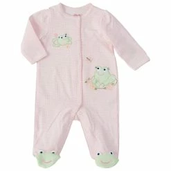 Pajamas Baby Girl (NB-9M) Little Me Frog Friends Footie Sleeper