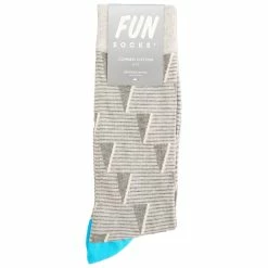 Underwear & Socks Mens Fun Socks Triangle Crew Socks