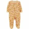 Pajamas Baby Girl (NB-9M) Carter’s® Floral Print Interlock Sleep N Play -Nautica Sales Store 2735154f 002c 4980 818c 4f2a695e39e6