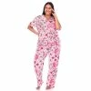 Pajamas Plus Size White Mark 2pc. Short Sleeve Tropical Pajama Set -Nautica Sales Store 297a2973 422e 4ccb a6a5 ed870ac551e6