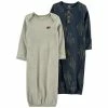Pajamas Baby Boy Preemie Carter’s® 2pk. Cactus & Buffalo Nightgowns -Nautica Sales Store 2b27fa62 c9f1 4e2f 8063 f85c133ad3e1