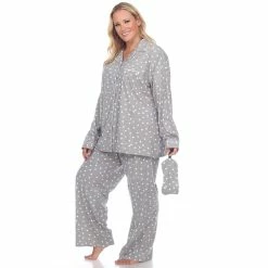Pajamas Plus Size White Mark Dotted Long Sleeve 3pc. Pajama Set 10 Pajamas Plus Size White Mark Dotted Long Sleeve 3pc. Pajama Set -Nautica Sales Store 2c47323c 5f87 47c2 af3b 5e32b2840715