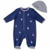 Pajamas Baby Boy (NB-9M) Little Me Sailboats Footed Sleeper & Hat -Nautica Sales Store 2e174179 ecaa 4d8d b17b 7e7b10f4962b