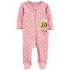 Pajamas Baby Girl (NB-9M) Carter’s® Bee Print Interlock Sleep N Play 2 Pajamas Baby Girl (NB-9M) Carter’s® Bee Print Interlock Sleep N Play -Nautica Sales Store 300f3c6e 0c9f 4752 8a9f 40757c1859b9
