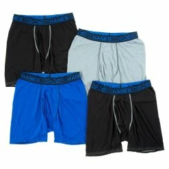 Underwear Mens Hanes® 4pk. X-Temp™ Breathable Mesh Boxer Briefs