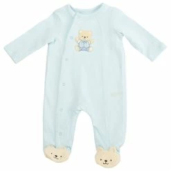 Pajamas Baby Boys (NB-9M) Little Me Cute Bear Boy Footie Sleeper
