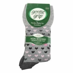 Socks & Hosiery Womens Gentle Grip Bamboo Mix Crew Socks