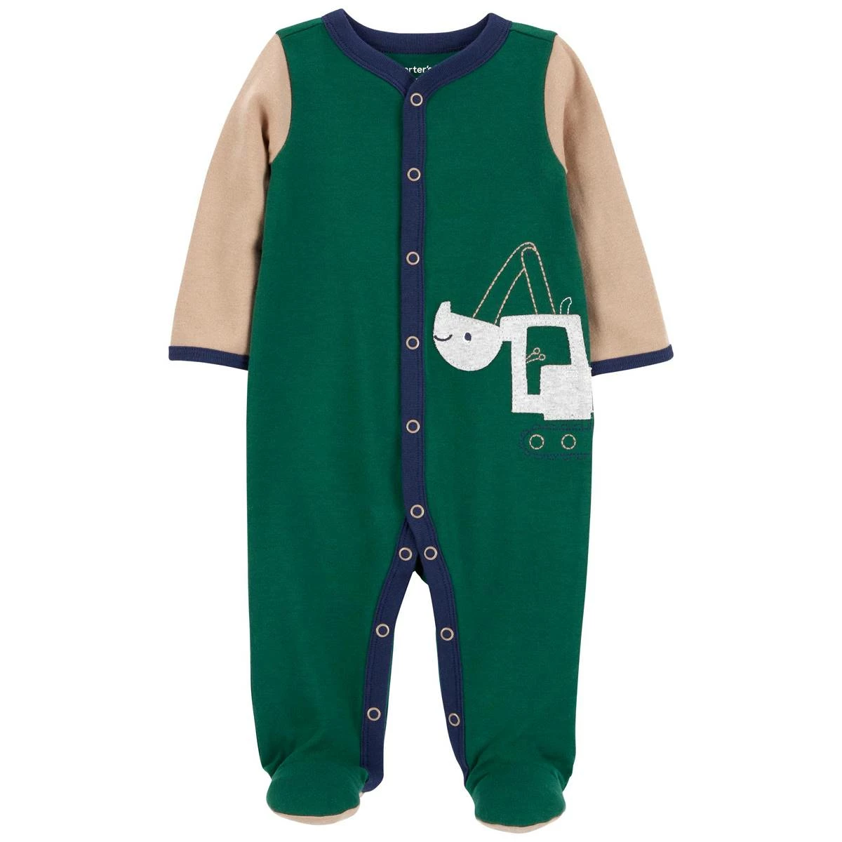 Pajamas Baby Boy (NB-9M) Carter’s® Color Block Construction Sleeper 3 Pajamas Baby Boy (NB-9M) Carter’s® Color Block Construction Sleeper