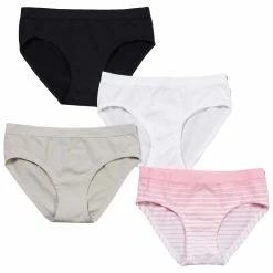 Girls (7-16) René Rofé 4pk. Leora Seamless Underwear