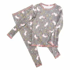 Underwear Girls (7-16) Cuddl Duds® ComforTech Stretch Unicorn Thermal Set