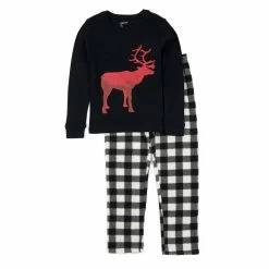 Pajamas Kids Leveret Reindeer Fleece Pajama Set -Nautica Sales Store 357ca3ba 2e27 4bab 9c70 0f34ca751afb
