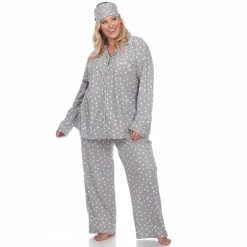 Pajamas Plus Size White Mark Dotted Long Sleeve 3pc. Pajama Set 12 Pajamas Plus Size White Mark Dotted Long Sleeve 3pc. Pajama Set -Nautica Sales Store 36e10e86 db17 473c 84f7 e37ec14f0d36