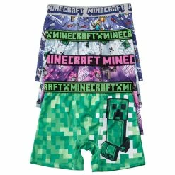 Underwear Boys Handcraft Minecraft 4pk. Boxer Briefs