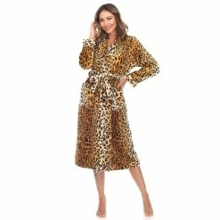 Pajamas Plus Size White Mark Leopard Cozy Lounge Robe -Nautica Sales Store 3c7cfb9f 9d3f 44bc 90d0 676f2b4bdbe6