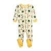 Baby Boy (NB-24M) Leveret Monkey And Bananas Print Footie Pajamas