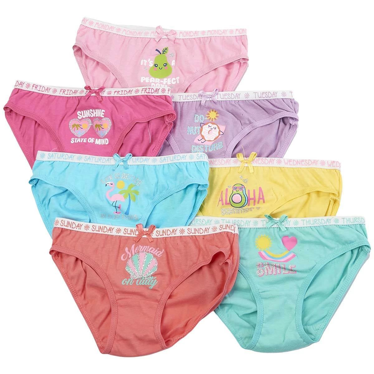 Girls (4-6x) René Rofé 7pk. Melanie Days Of The Week Underwear 3 Girls (4-6x) René Rofé 7pk. Melanie Days Of The Week Underwear