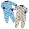 Pajamas Baby Boy (NB-9M) Bon Bébé 2pk. Lion Microfleece Sleepers