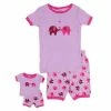 Pajamas Girls Leveret Girl And Doll Elephant Shorts Pajama Set -Nautica Sales Store 4e0e0408 7413 40e3 898e 19c8fe20f6b4
