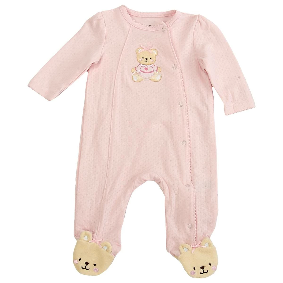 Pajamas Baby Girl (NB-9M) Little Me Sweet Bear Girl Footie Sleeper 3 Pajamas Baby Girl (NB-9M) Little Me Sweet Bear Girl Footie Sleeper