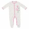 Pajamas Baby Girl (NB-9M) Quiltex Floral Sleeper -Nautica Sales Store 52fd4965 d9f2 4176 b26e 690d902f72fb