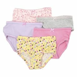 Girls (4-6x) René Rofé 5pk. Pretty Pearl Brief Underwear