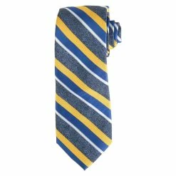 Dress Accessories Mens Preswick & Moore Waldrist Stripe Tie - Yellow