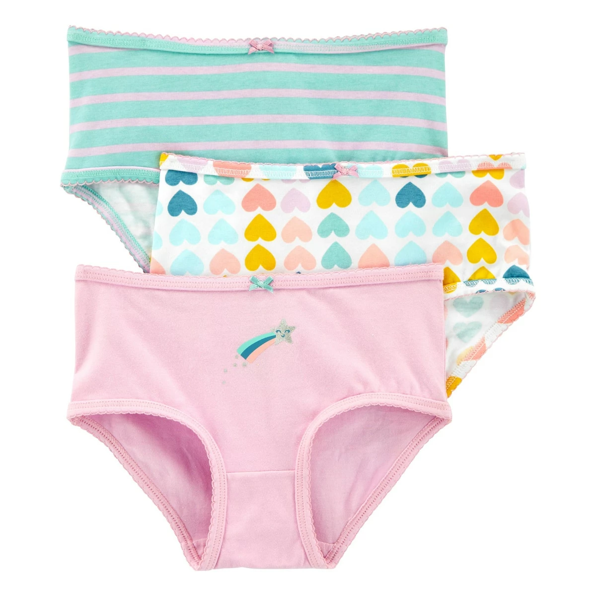 Girls Carter’s® 3pk. Underwear - Pink/Blue 3 Girls Carter’s® 3pk. Underwear - Pink/Blue