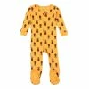 Toddler Unisex Leveret Pineapple Print Footie Pajamas